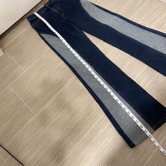 Free People We the Free Flip It and Reverse It Flare Retro Jeans Size 25 - Picture 14 of 16